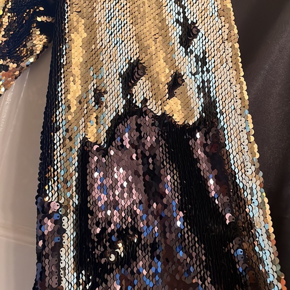 Gold Sequin Duster by Blanka the Label Never worn- NWOT - Picture 3 of 8